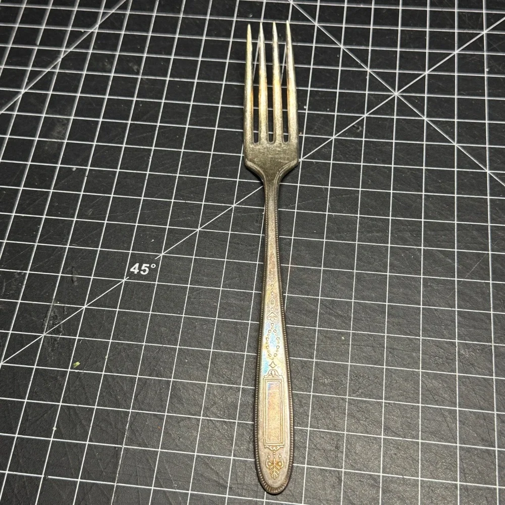 Oneida 'Grosvenor' Community Plate Patrician Dinner Fork Vtg 1914 Silverplate
